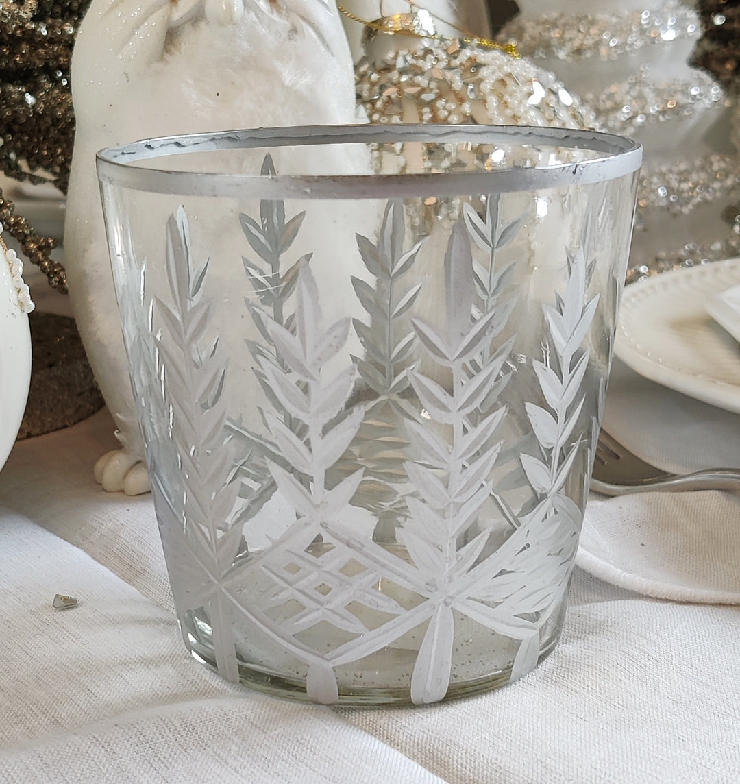Silver Chloe Tea Light-Candle Holders-LNH Edit