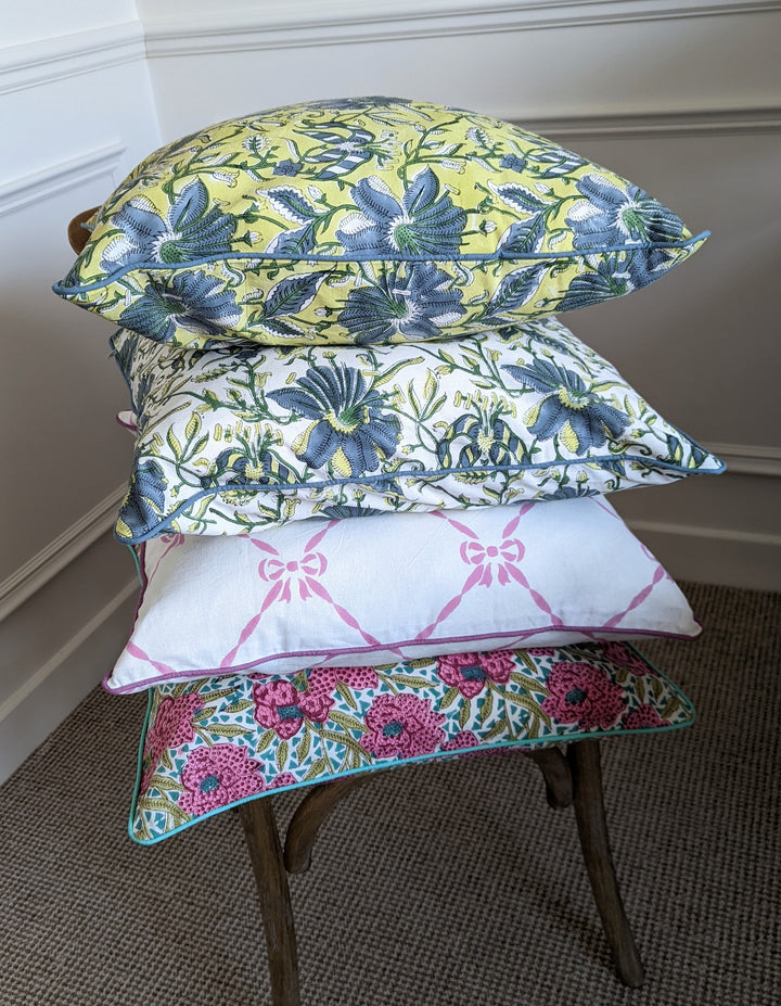 Petra Olive Cushion Cover-Cushion Covers-LNH Edit