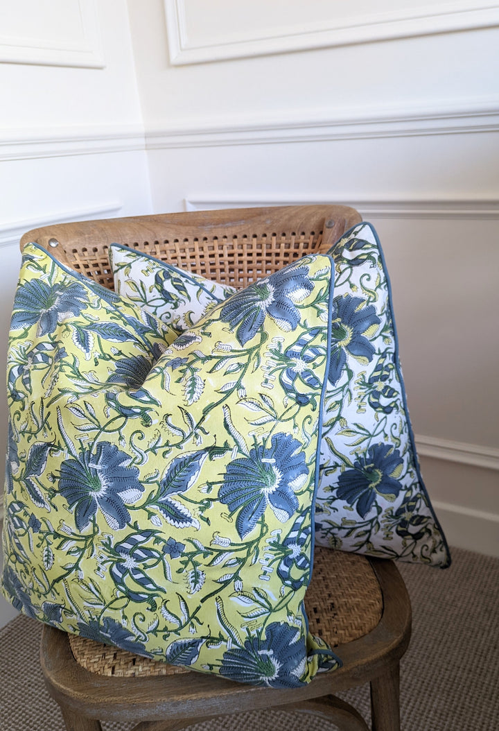 Petra Olive Cushion Cover-Cushion Covers-LNH Edit
