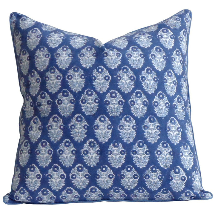 Pia Navy Cushion Cover-Cushion Covers-LNH Edit