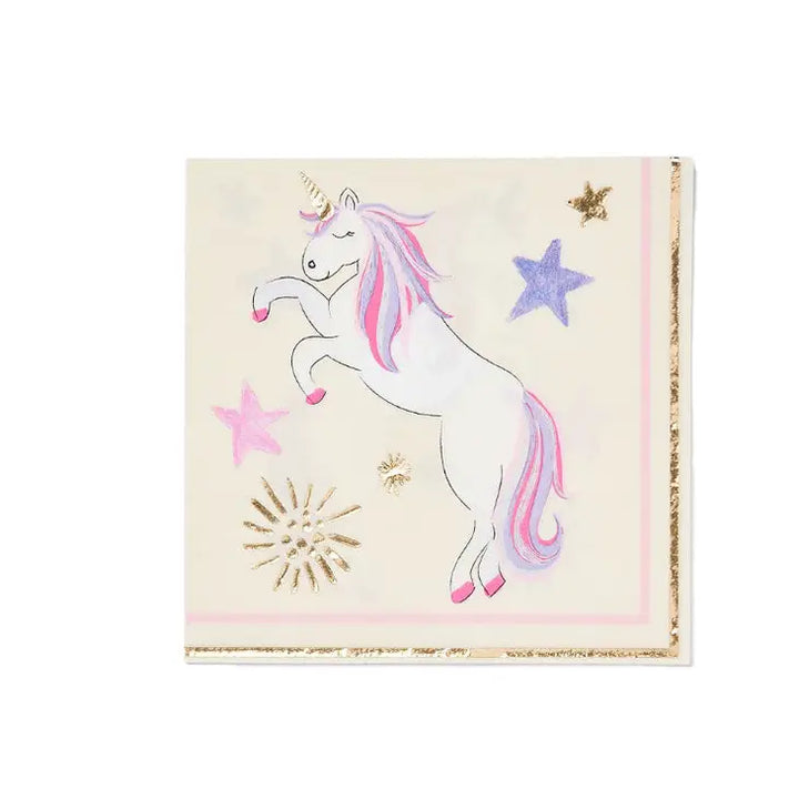 Unicorn Paper Cocktail Napkins-Paper Napkins-LNH Edit