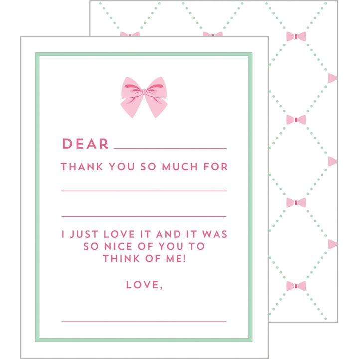 Bow Fill-in-the-Blank Flat Notecards-Notecards-LNH Edit