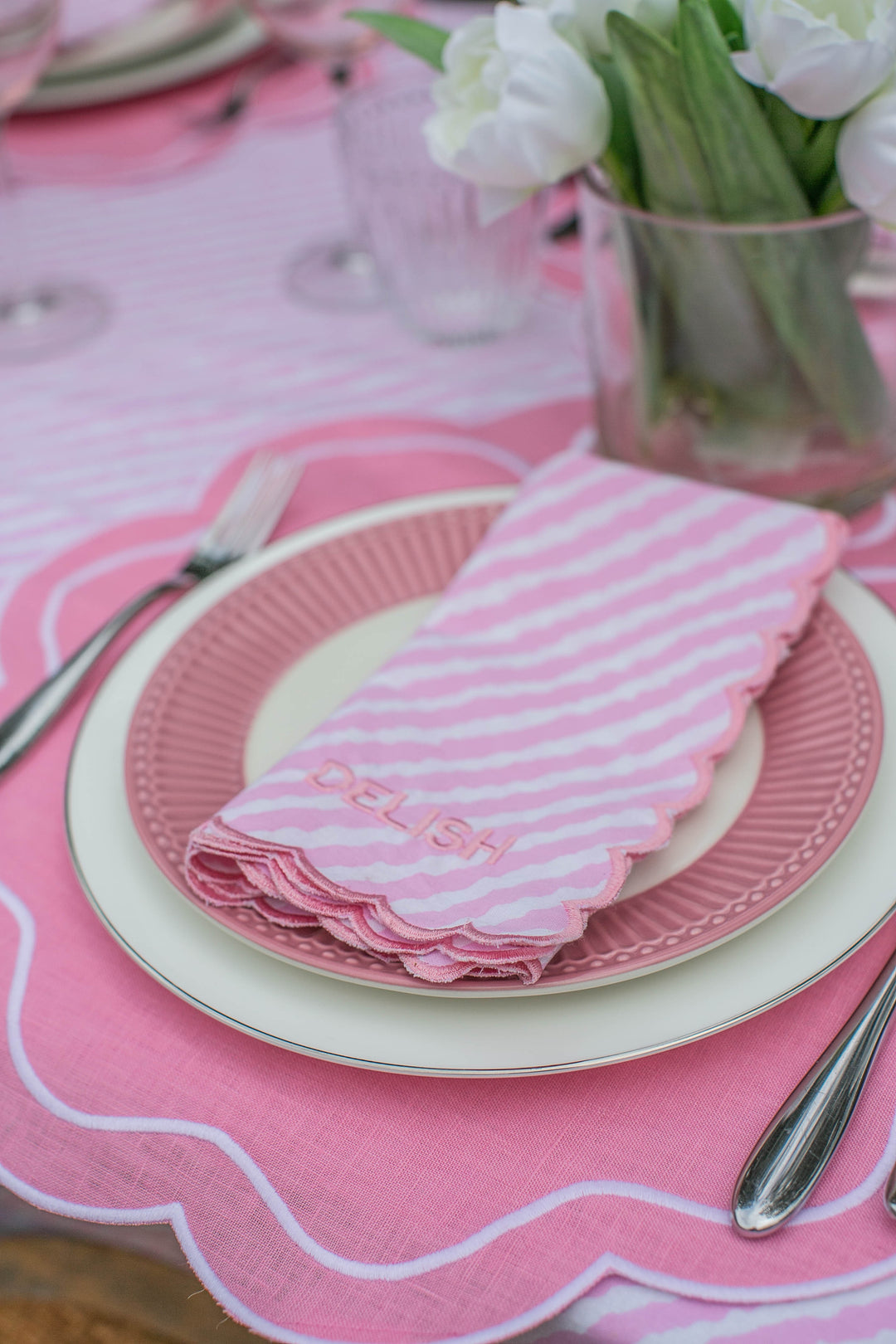 Maya Pink Napkin, Set of 4