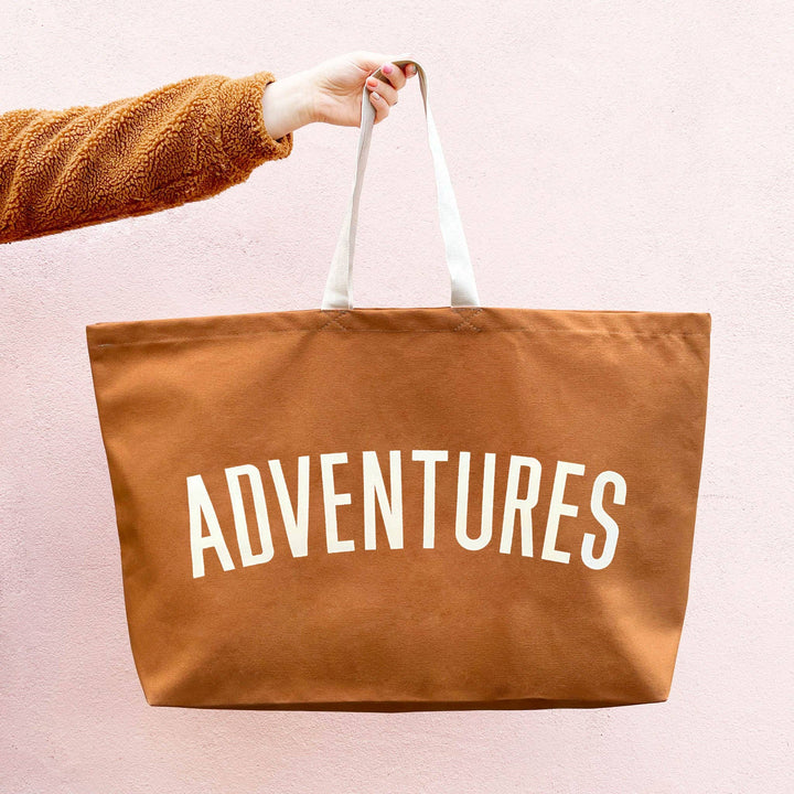 Adventures - Tan REALLY Big Bag