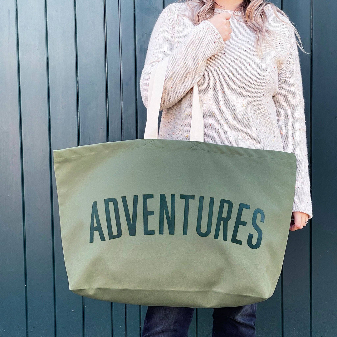 Adventures - Olive Green REALLY Big Bag