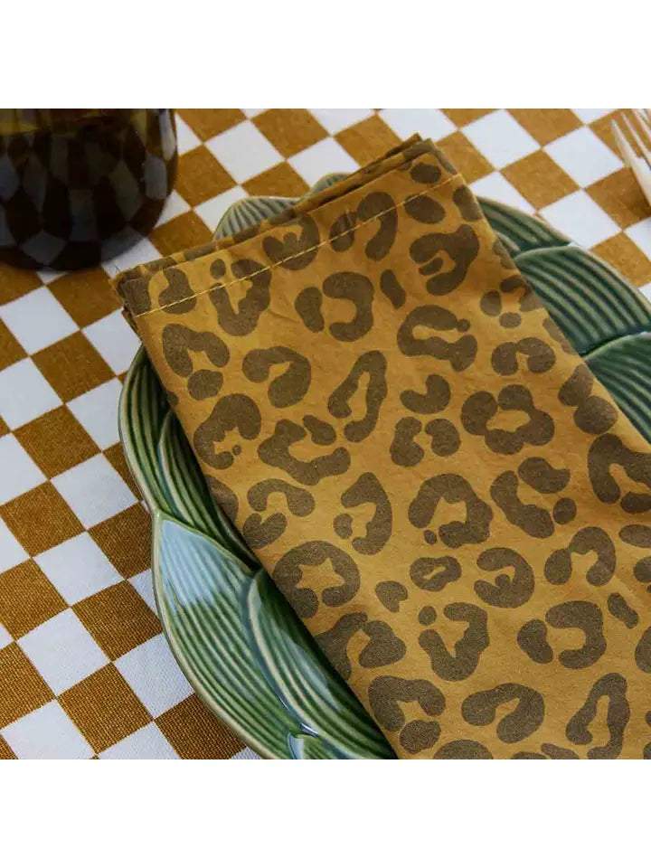 Leopard Napkin set of 4