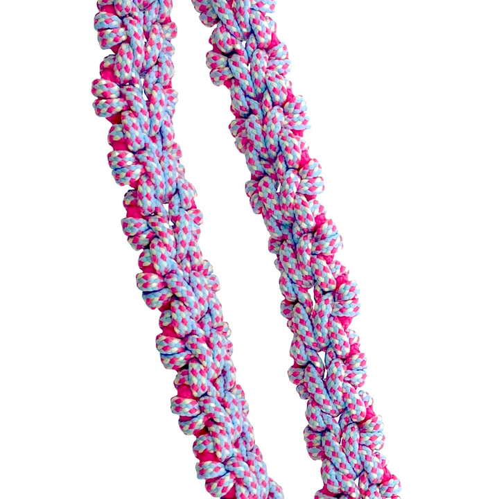 PINK &amp; BLUE ROPE LONG PHONE CHAIN