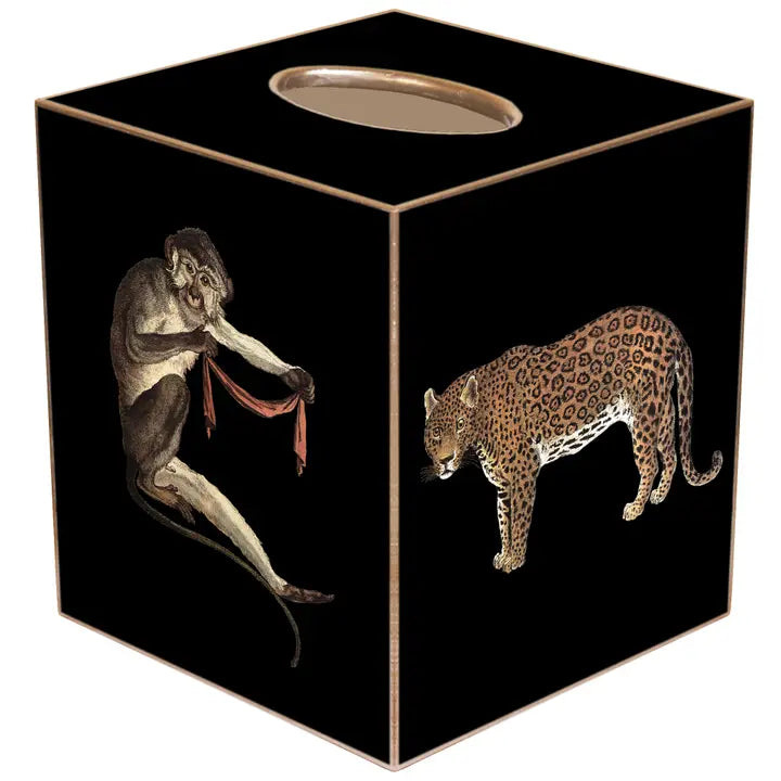 Vintage Safari Tissue Box Cover