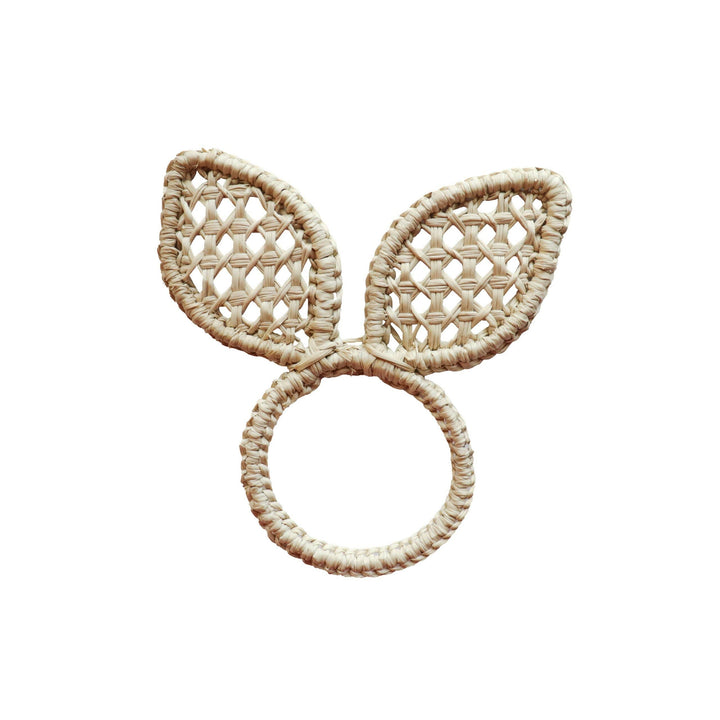 Bunny Ears Napkin Ring: Natural/no Color-Napkin Rings-LNH Edit