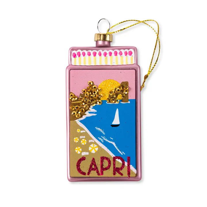 Matchbox Ornament - Capri