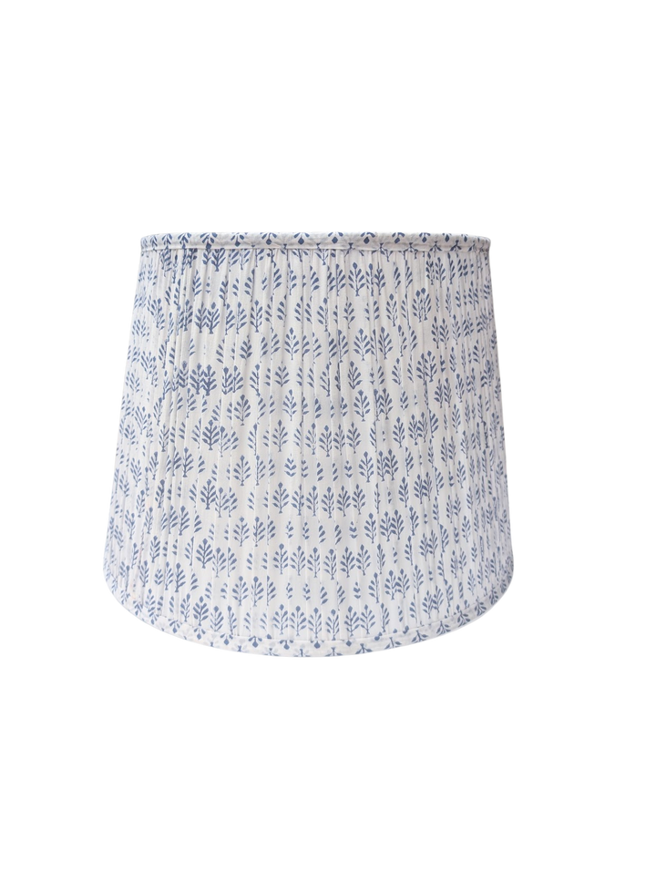 Sofia Blue Empire Pleated Lampshade