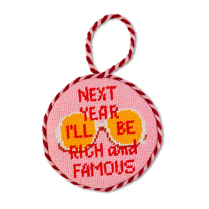 Needlepoint Ornament - It's Me-Seasonal Decorations-LNH Edit