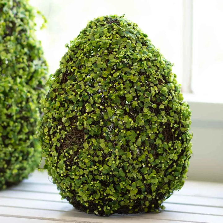 Medium Topiary Egg Decor 8 x 11"