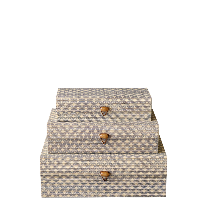 Amilly Box in bamboo set of 3