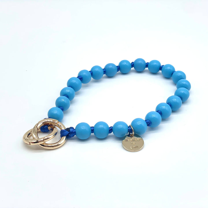 Blue on Blue Short Phone Chain