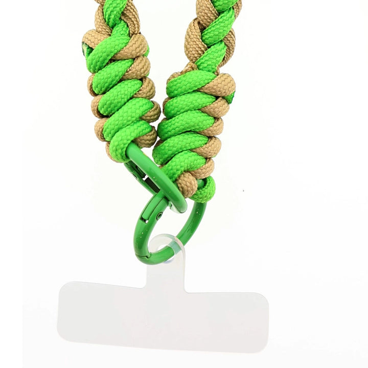 LIME GREEN ROPE LONG PHONE CHAIN