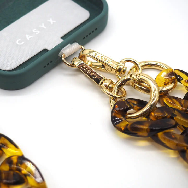 Tortoise shell phone chain
