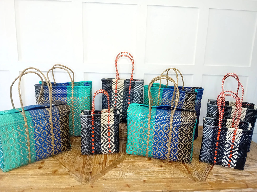 Handwoven Folded Flap Style bag-Tote Bags-LNH Edit