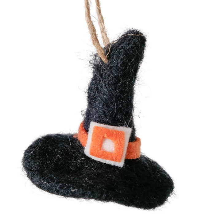 Witches Hat Hanging Decoration , Set of 2