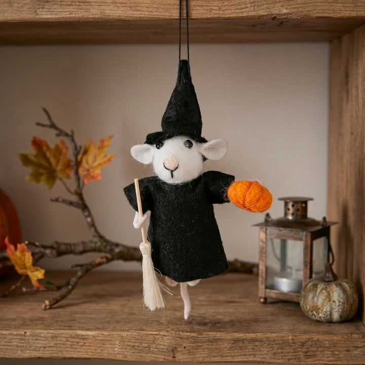 Mouse Witch Hanging Decoration