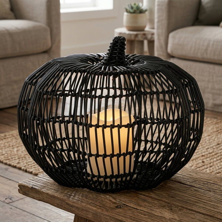 Black Pumpkin Lantern