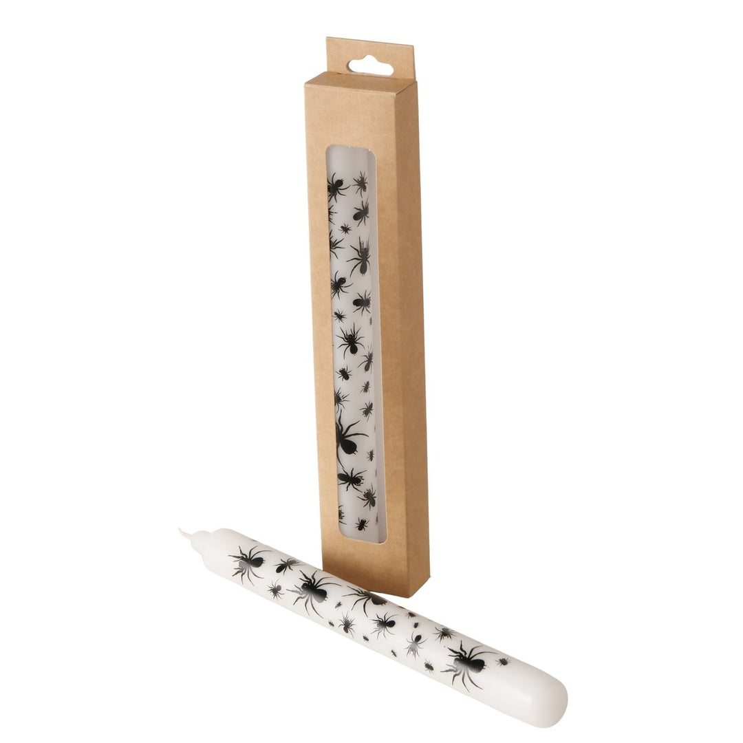 Spider Motif Taper Candle Set – 2 Pack