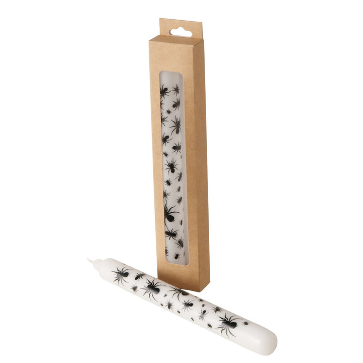 Spider Motif Taper Candle Set – 2 Pack