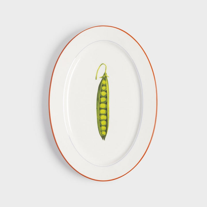 Pea Serving Plate-Dinner Plates-LNH Edit