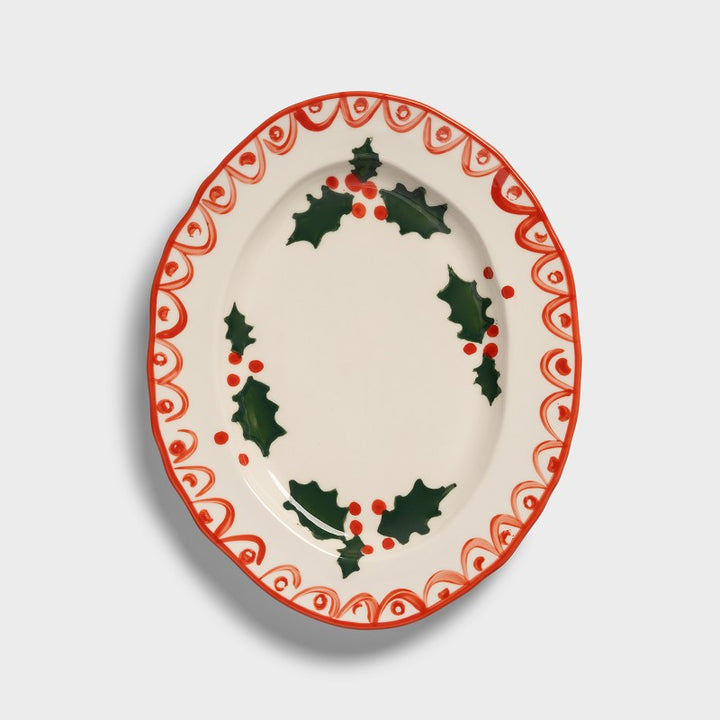 Small Holly Platter