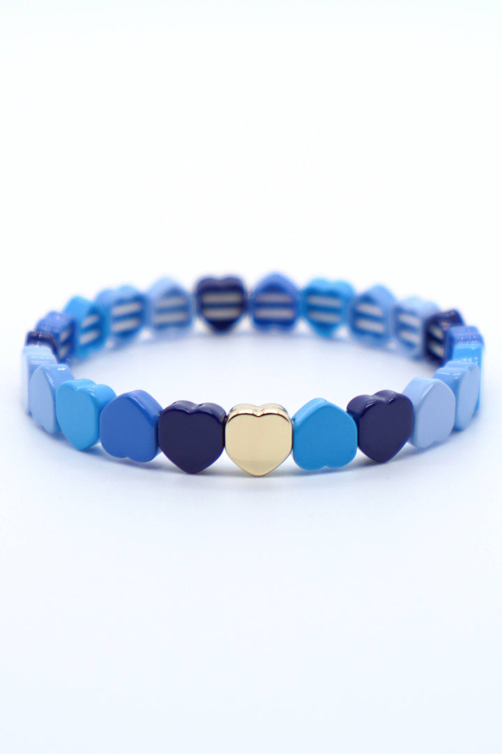 Blue Heart Tile Bracelet--LNH Edit