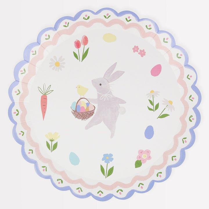 Easter Bunny Dinner Plates (x 8)