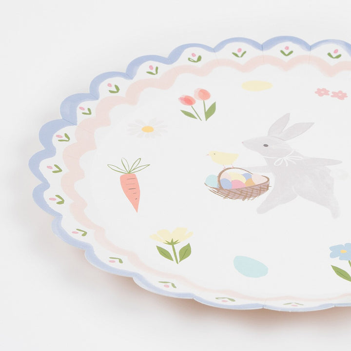 Easter Bunny Dinner Plates (x 8)