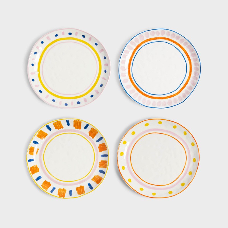 Boavista plate set of 4-Dinner Plates-LNH Edit