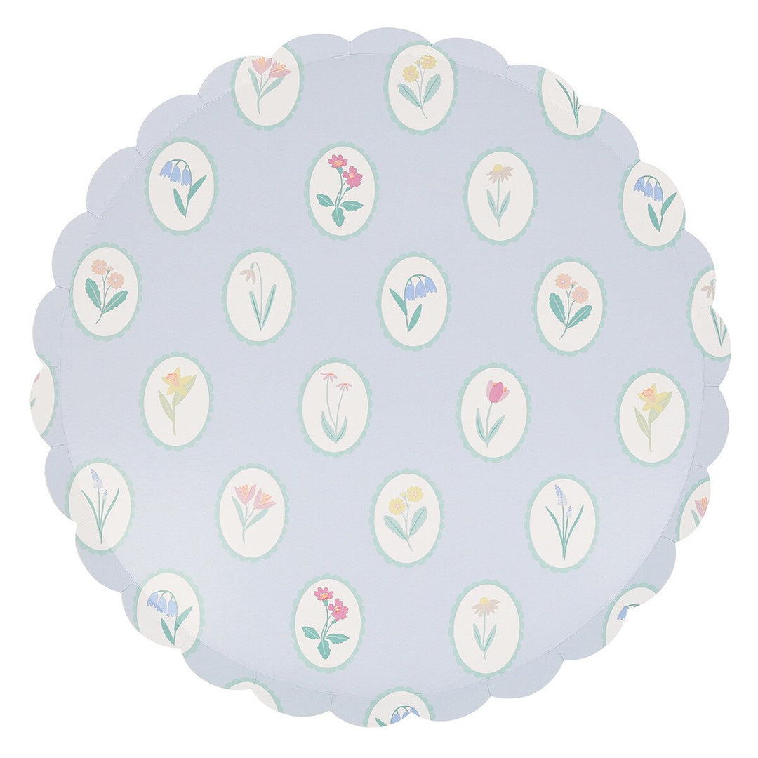 Bloomsbury Floral Pattern Dinner Plates (x 8)