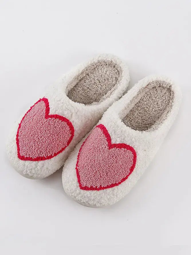 Big Heart Fluffy Slipper