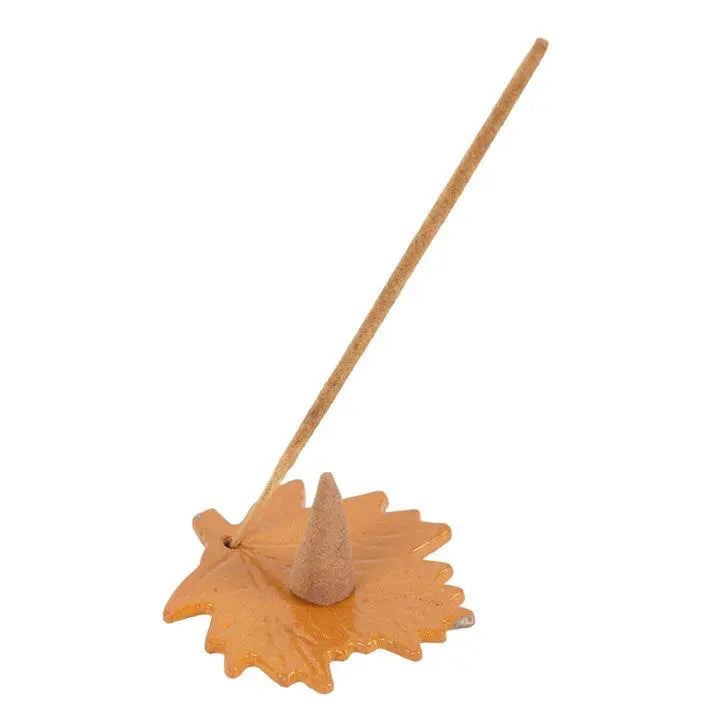 Autumn Leaf Orange & Cinnamon Fall Incense Gift Set