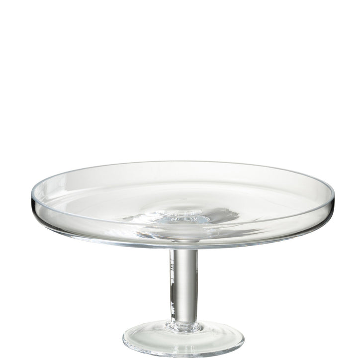 Round Glass Cake Tray-Serving Platters & Dishes-LNH Edit
