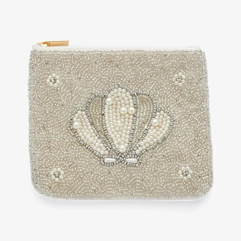 White Shell Pouch
