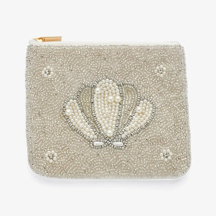 White Shell Pouch