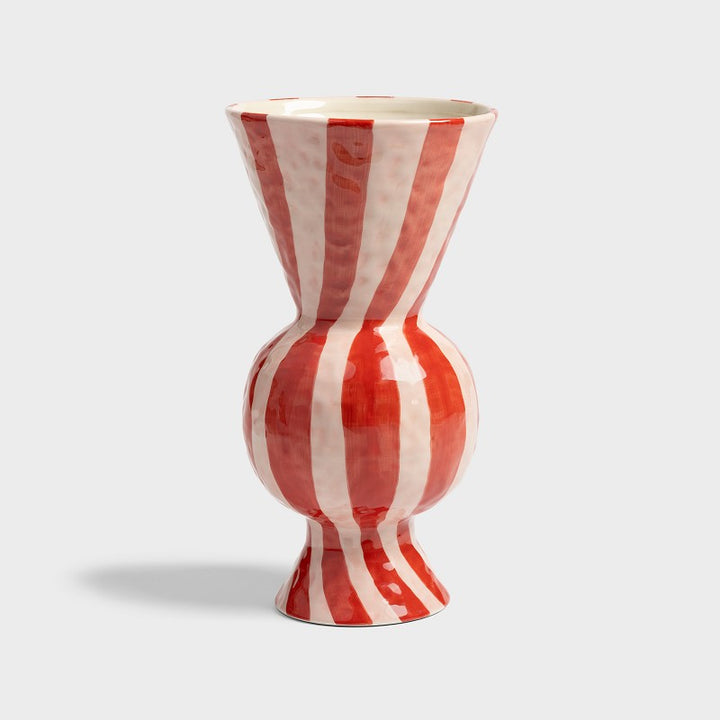 Vase rhombic Red-Vases-LNH Edit