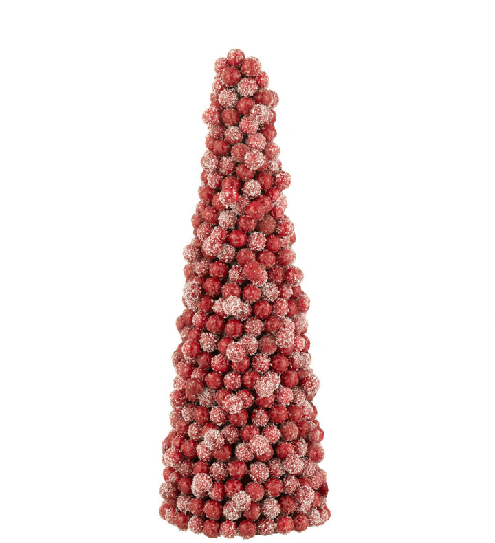 Christmas Berries Cone Tree - Red-Trees-LNH Edit