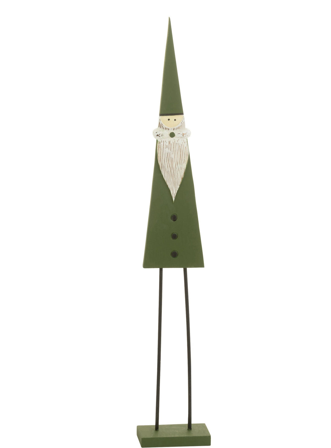 Wooden Standing Santa-Christmas Stockings-LNH Edit