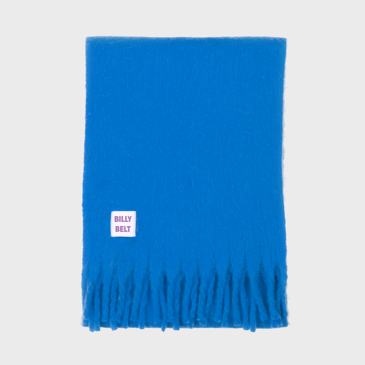 Blue Oversized Scarf