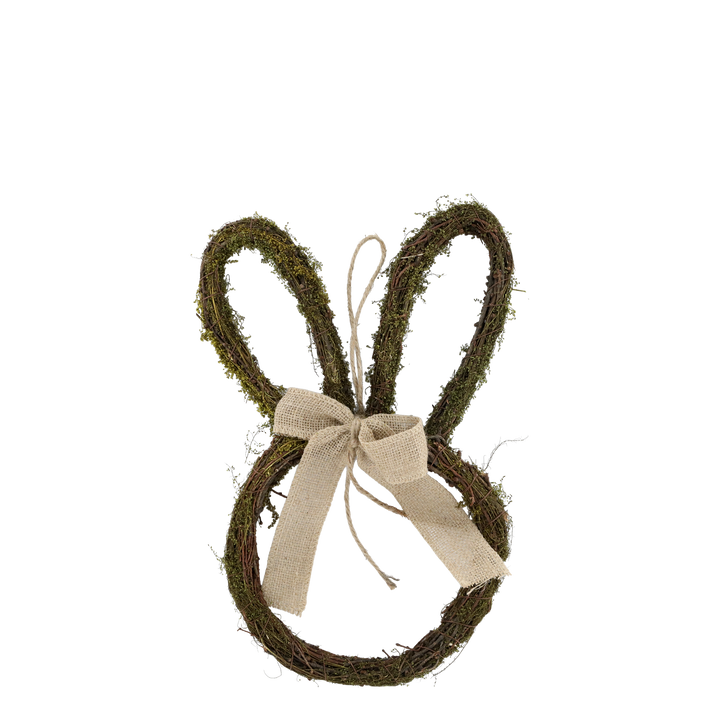 Braided rabbit hanging decoration small