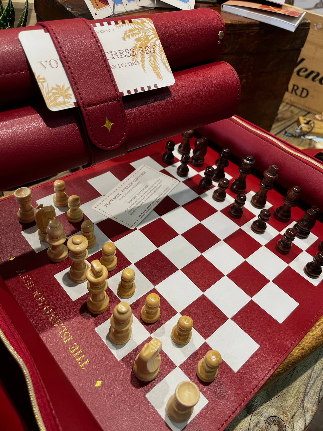 Premium Chess Set - Vegan Leather
