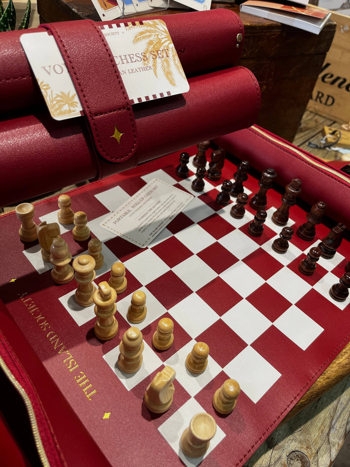 Premium Chess Set - Vegan Leather