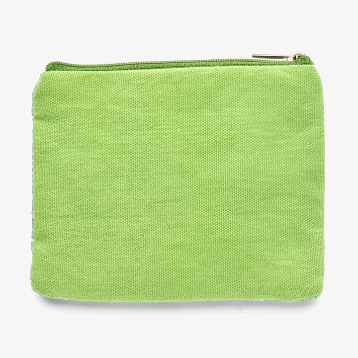 Clover Beaded Pouch