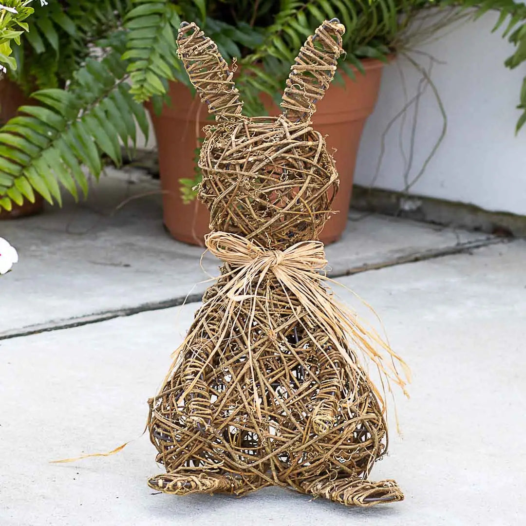 Small Willow Rabbit Figure-Ornaments-LNH Edit