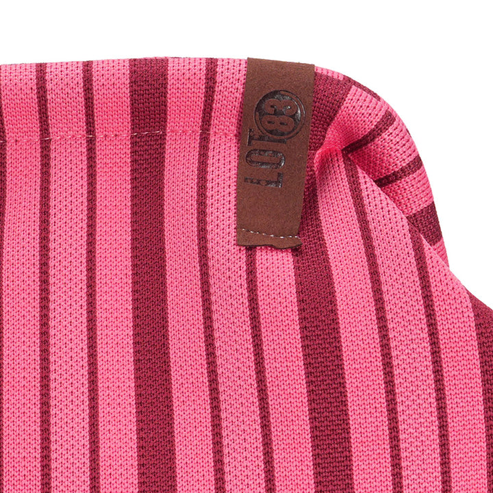 RASPBERRY THIN Stripe Clutch Bag