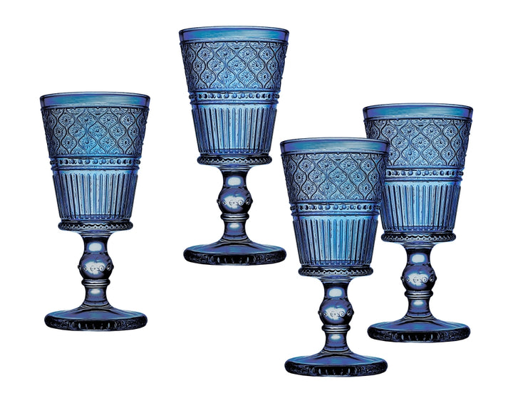 Blue Claro Goblets Set of Four